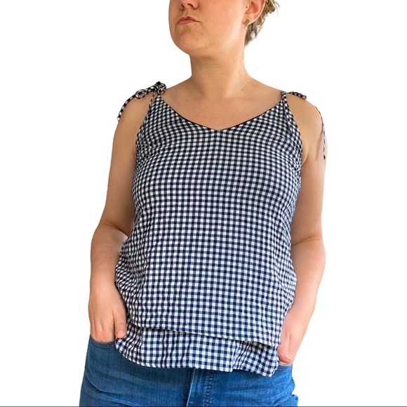 Collective Concepts Gingham Tank Top - Picture 2 of 11